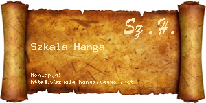 Szkala Hanga névjegykártya